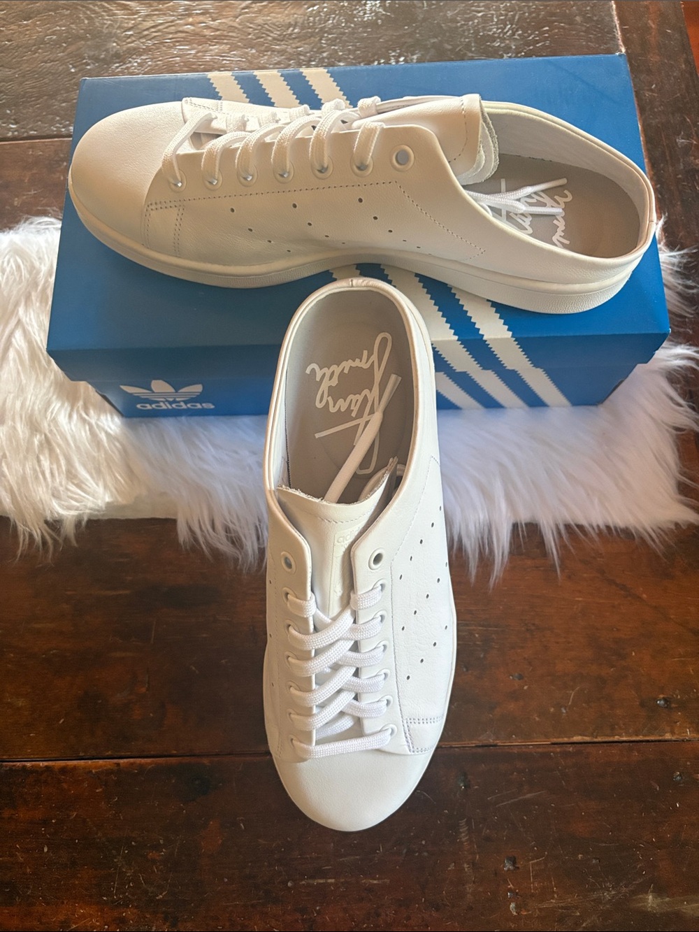 Stan Smith Adidas Mules Men’s 10 1/2 - Picture 2 of 8